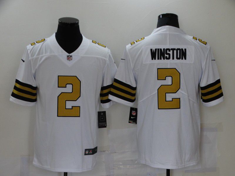 Men New Orleans Saints #2 Winston White Vapor Untouchable Limited Player 2021 Nike NFL Jersey->nfl hats->Sports Caps